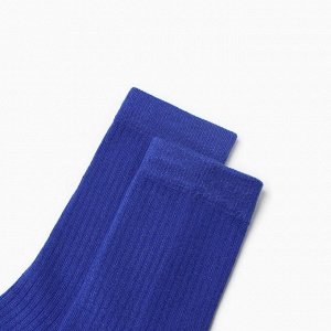 Носки женские длинные MINAKU, цв. синий, р-р 36-39