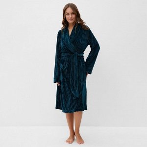 Халат женский KAFTAN "Бархат", зеленый