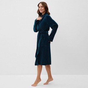 Халат женский KAFTAN "Бархат", зеленый