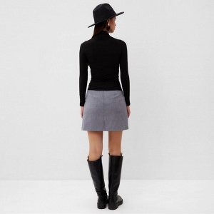 Лонгслив с драпировкой женский MIST: Classic Collection, чёрный