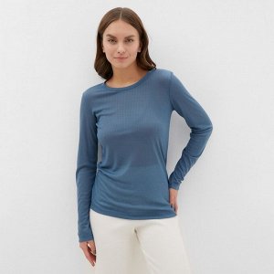 Лонгслив женский KAFTAN: Basic line синий