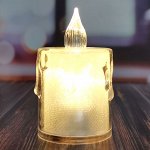 Свеча светодиодная - тёплое свечение 6.5см
