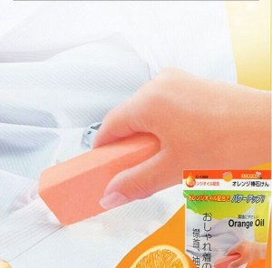 Мыло Sanada Seiko для застирывания трудновыводимых пятен с апельсиновым маслом,100 гр.
