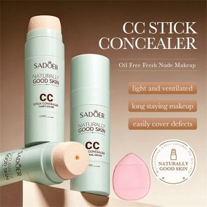 Консилер СС для лица со спонжем SADOER. 30ml