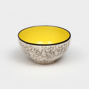 NoName Салатница &quot;&quot;Персия&quot;&quot;, керамика, желтая, 15 см , 700 мл, 1 сорт, Иран