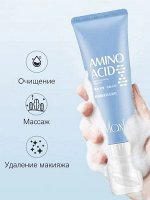 Пенка для умывания c аминокислотами, с массажной щеточкой 120мл
