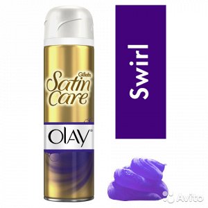 GILLETTE Satin Care Гель для бритья Olay Violet Swirl 200мл