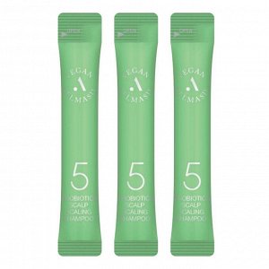 AllMasil Глубокоочищающий шампунь для волос с пробиотиками / 5 Probiotics Scalp Scaling Shampoo Stick Pouch, 20 шт. х 8 мл
