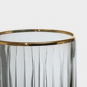 Набор стеклянных стаканов Elysia, 445 мл, 4 шт, с золотой каймой