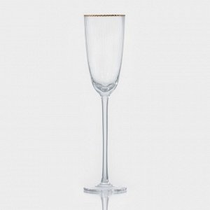 Бокал для шампанского «Орион», 220 мл, 6,5х26 см, цвет прозрачный