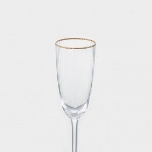 Бокал для шампанского «Орион», 220 мл, 6,5х26 см, цвет прозрачный