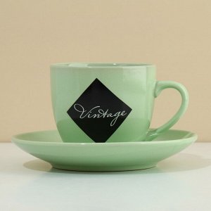 Чайная пара керамическая Dolce Ceramo. «Vintage», 250 мл