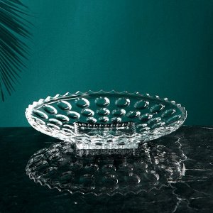 Набор стеклянных тарелок «Семирамида», 6 шт, Иран