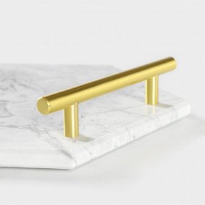 Поднос из мрамора Magistro Marble, 25x29 см, цвет белый