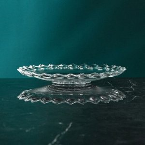 Набор стеклянных тарелок «Ягут», 6 шт, d=18.5 см, Иран