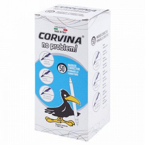 Ручка стираемая капиллярная CORVINA (Италия) "No Problem", СИНЯЯ, линия письма 0,5 мм