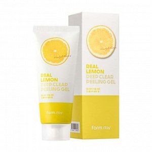 Пилинг-гель для лица Лимон, 100 мл Real Lemon Deep Clear Peeling Gel