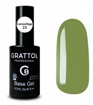 Grattol, База Rubber Base Camouflage №23 (9 мл)