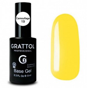 Grattol, База Rubber Base Camouflage №19 (9 мл)
