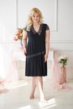 Сорочка с рукавом, арт. 0303 (черный)