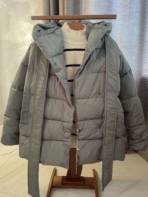 Курта зимняя оливковый цвет !
