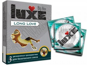 Long love Цена за 2 коробочки по 3 презерватива