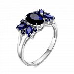 Серебряное кольцо с фианитом 100-1203SP
