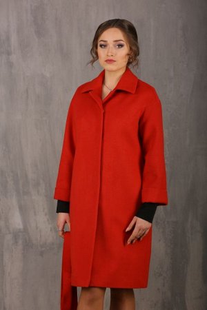 Пальто 18570  (красный)