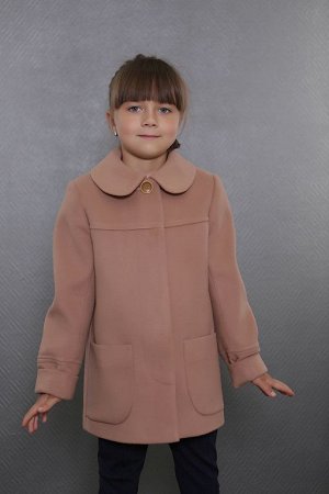 Пальто детское демисезонное 7-506-057  (бежевый)