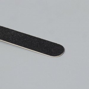 Пилка - наждак «Классика», на деревянной основе, абразивность 240, 18 см, фасовка 50 шт, цвет чёрный