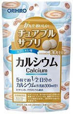 Витамины Кальций ORIHIRO с кофейно- молочным вкусом
