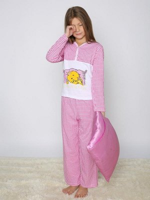 Пижама "Соня" с шелкографией (футер)