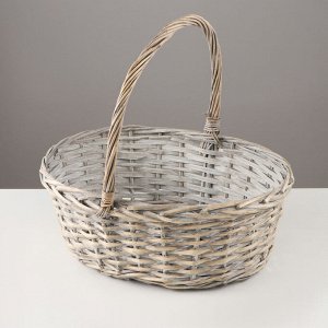 Набор корзин «Плетёнка», 3 шт, 38x30x14/35 см, 32x25x11/27 см, 27x21x10/25 см, ива, микс