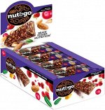 Nut&amp;Go Батончик Миндаль, арахис, клюква 18 шт по 50 г