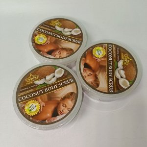 ROCHJANA Скраб д/тела из Абрикосовых Косточек «Кокос» ROCHJANA 250 мл