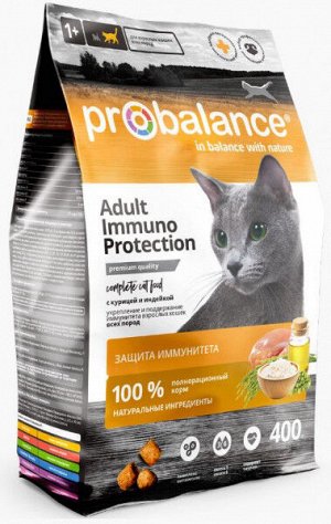 ProBalance Immuno сухой корм для кошек Курица/Индейка 400гр