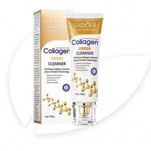 COLLAGEN ПЕНКА Д/УМЫВАНИЯ АНТИВОЗРАСТНАЯ SADOER 100Г (SD44449) 1/96