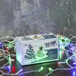 БАХРОМА, Ш:3 м, В:0.5 м, Н.С. LED-80-220V, 8 режимов, МУЛЬТИ