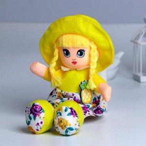 Milo toys Мягкая кукла «Ева», с брошью, 15х20 см