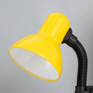 Лампа настольная Е27, с выкл. на зажиме (220В) желтая (108В) RISALUX