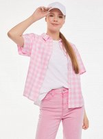 Рубашка клетчатая с коротким рукавом