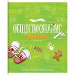 Тетрадь предметная 48л. ArtSpace &quot;Красивые уроки&quot; - Обществознание, ВД-лак