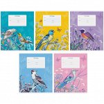 Тетрадь 12л., клетка ArtSpace &quot;Цветы. Birds in flowers&quot;