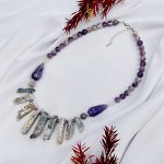 Колье из Аметиста и Агата