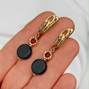 Серьги из Агата и Коралла