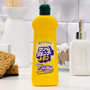 ND Чистящее средство"Cream Cleanser" с полирующими частицами и свежим ароматом лимона 400г/24
