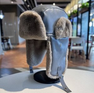 Шапка ушанка унисекс зимняя с ушками