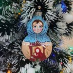 Елочное украшение &quot;Девочка с иконой&quot;