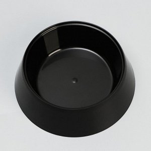 Миска 14,5 х 4,7 см, 0,3 л, черный глянец 6880431