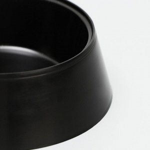 Миска 14,5 х 4,7 см, 0,3 л, черный глянец 6880431